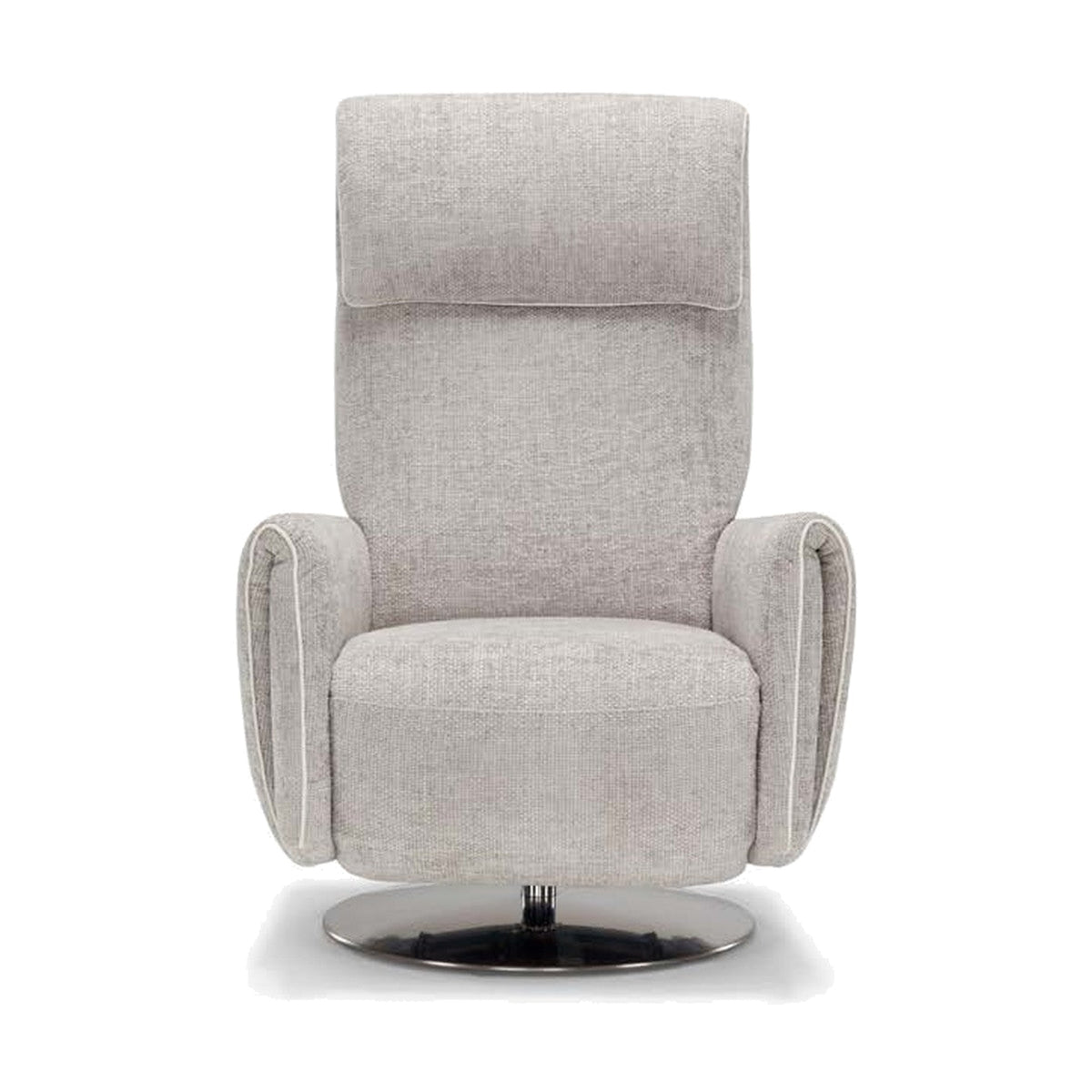 Swivel Lift Recliner Armchair Muna Domestica – Front View on White