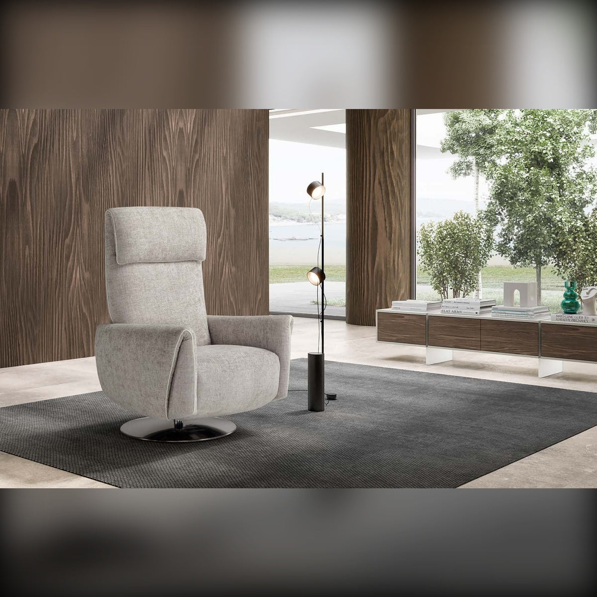 Swivel Lift Recliner Armchair Muna Domestica – Lifestyle – In a Living Room