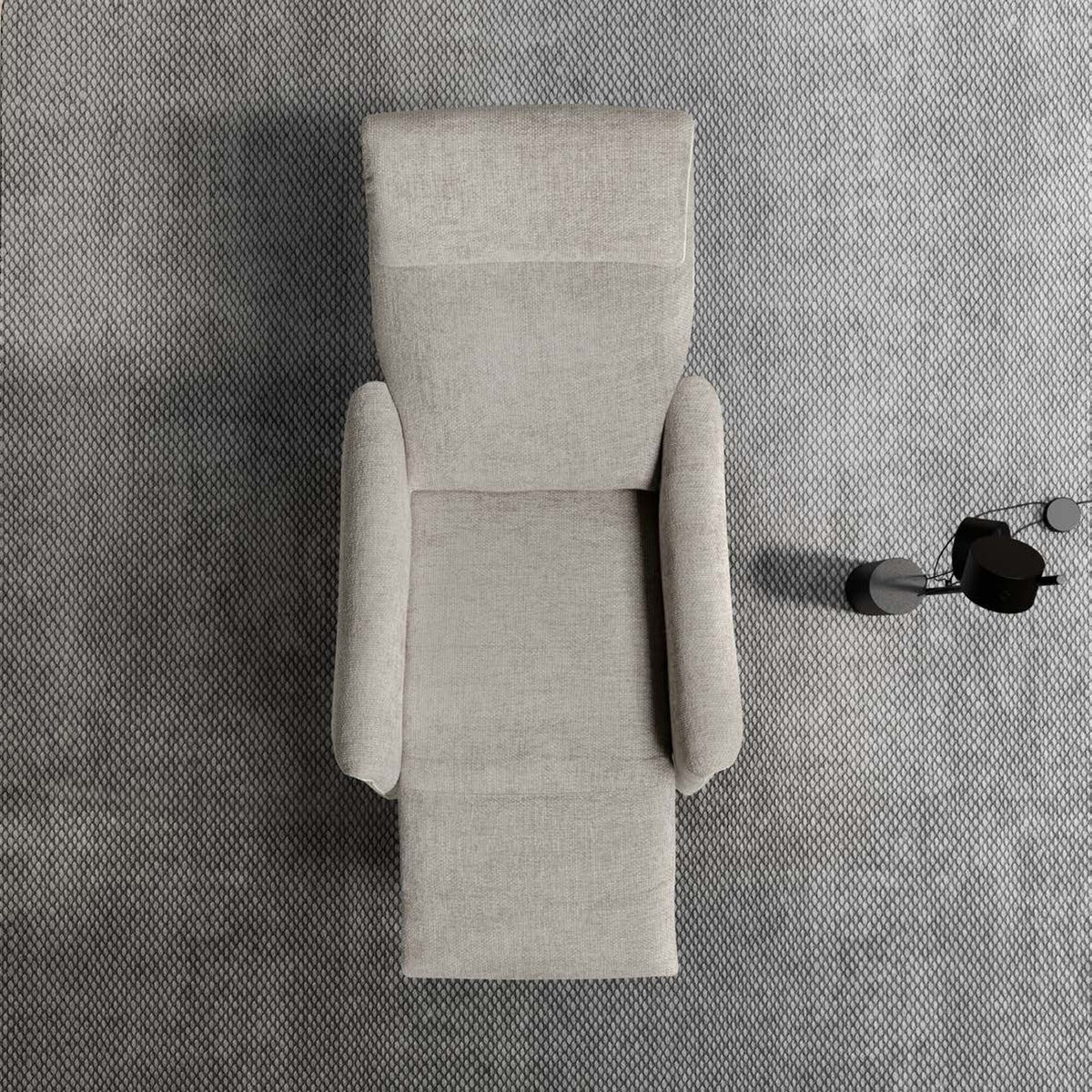 Swivel Lift Recliner Armchair Muna Domestica – Top View