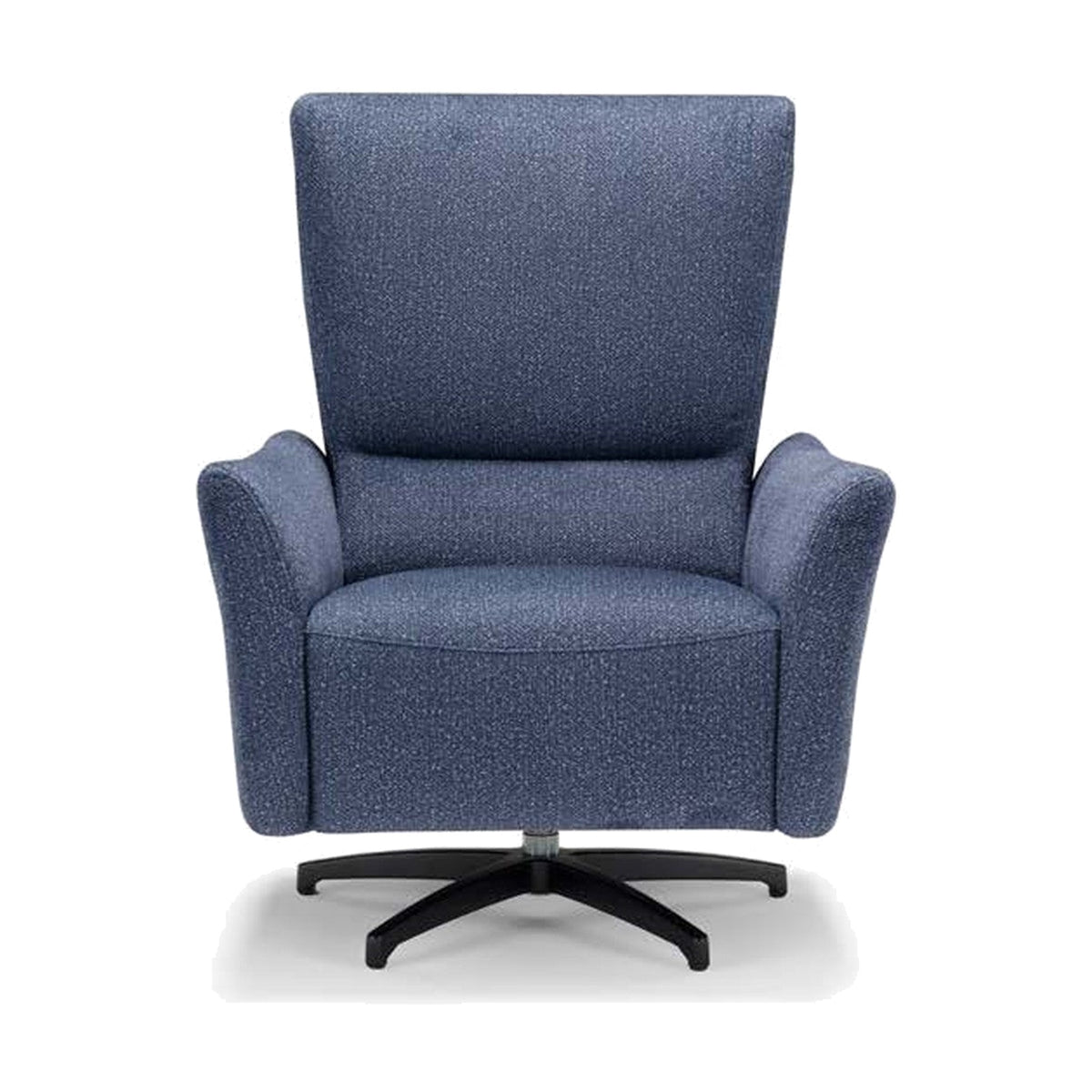 Swivel Recliner Armchair Tudor Domestica – Front View on White