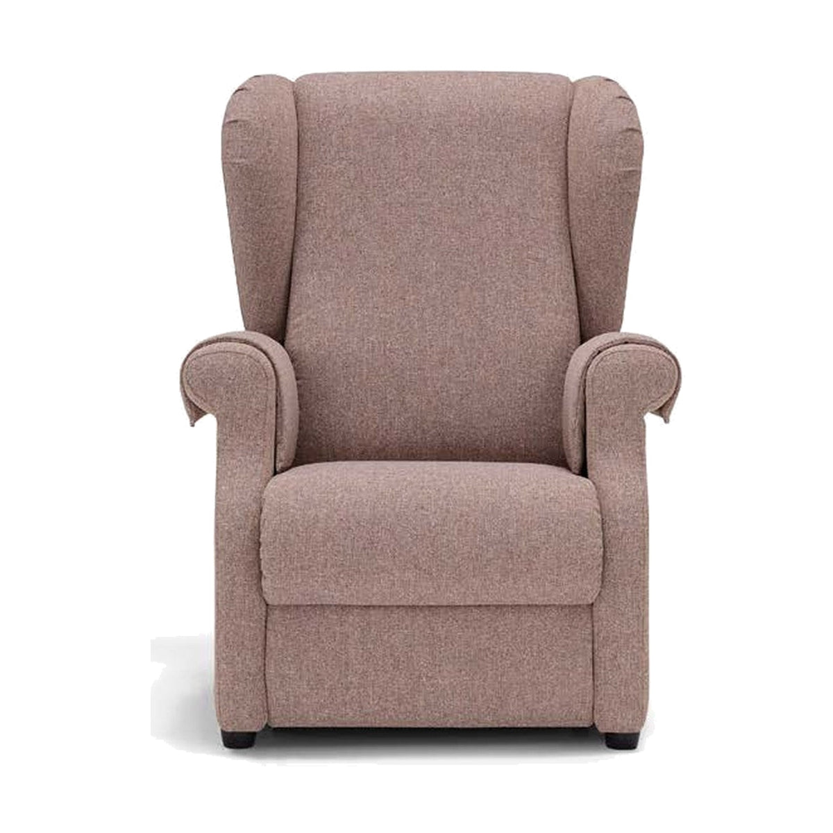 Lift Recliner Armchair Vanity Beige Domestica – Front View on White (Shown in Catalogue Colour)