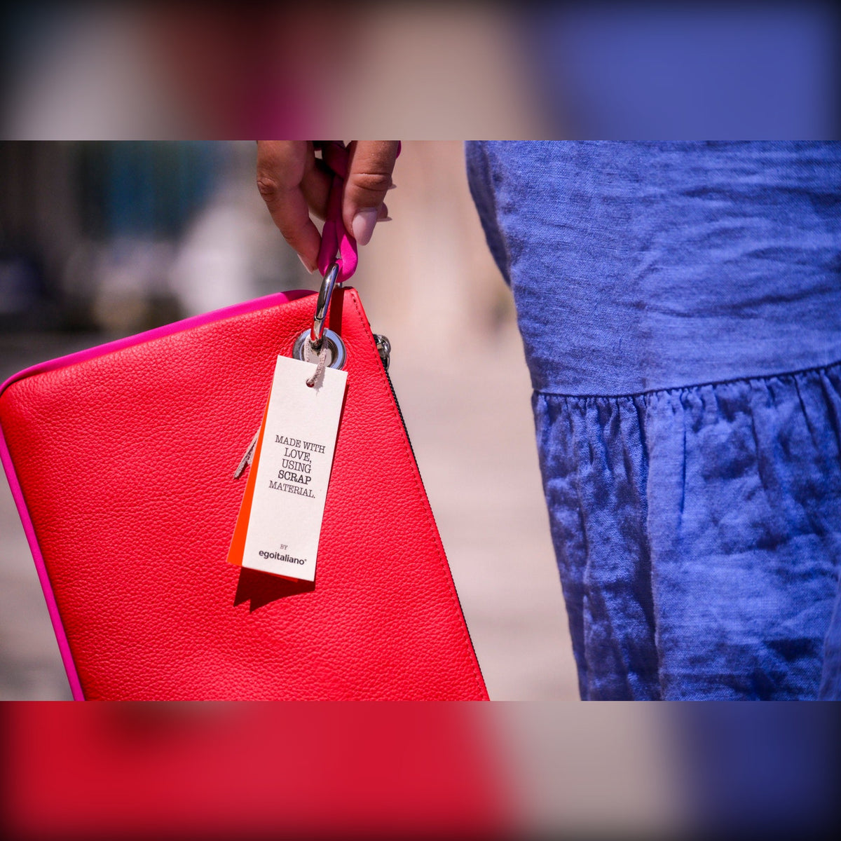 Piping Clutch Egoitaliano Domestica – Lifestyle Shot, View 6