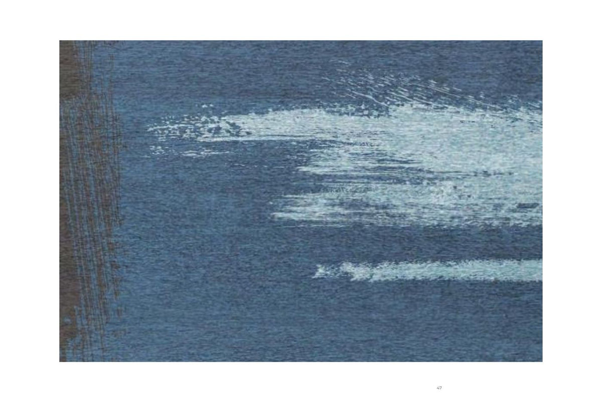 Platinum Design Egoitaliano Domestica – Rectangular Rug in Blue, Top View