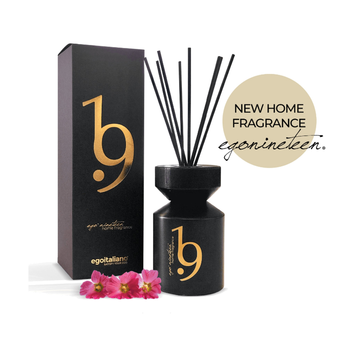 Egonineteen Egoitaliano Domestica – Home Fragrance Diffuser and Gift Box on White