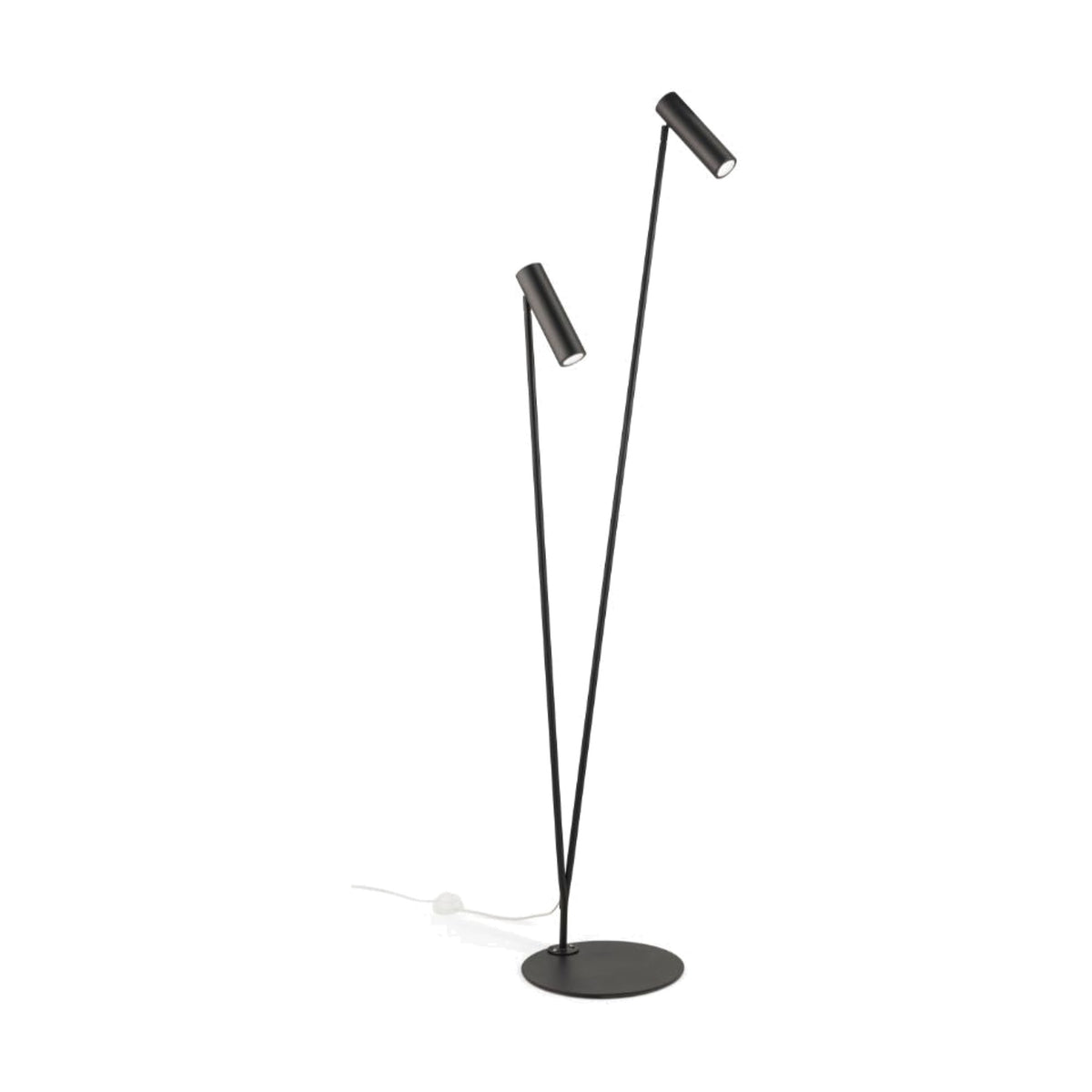 Dolly Egoitaliano Domestica – Black Two-Arm Floor Lamp on White