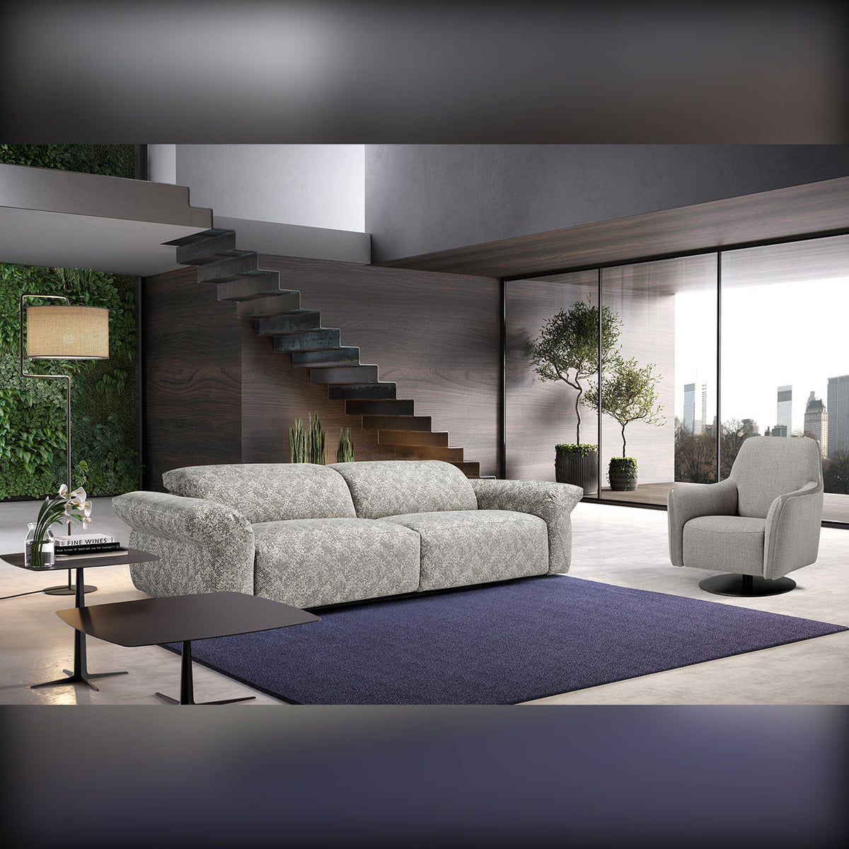 Morfeo Egoitaliano Domestica – Lifestyle – Living Room Setting, Alternative View