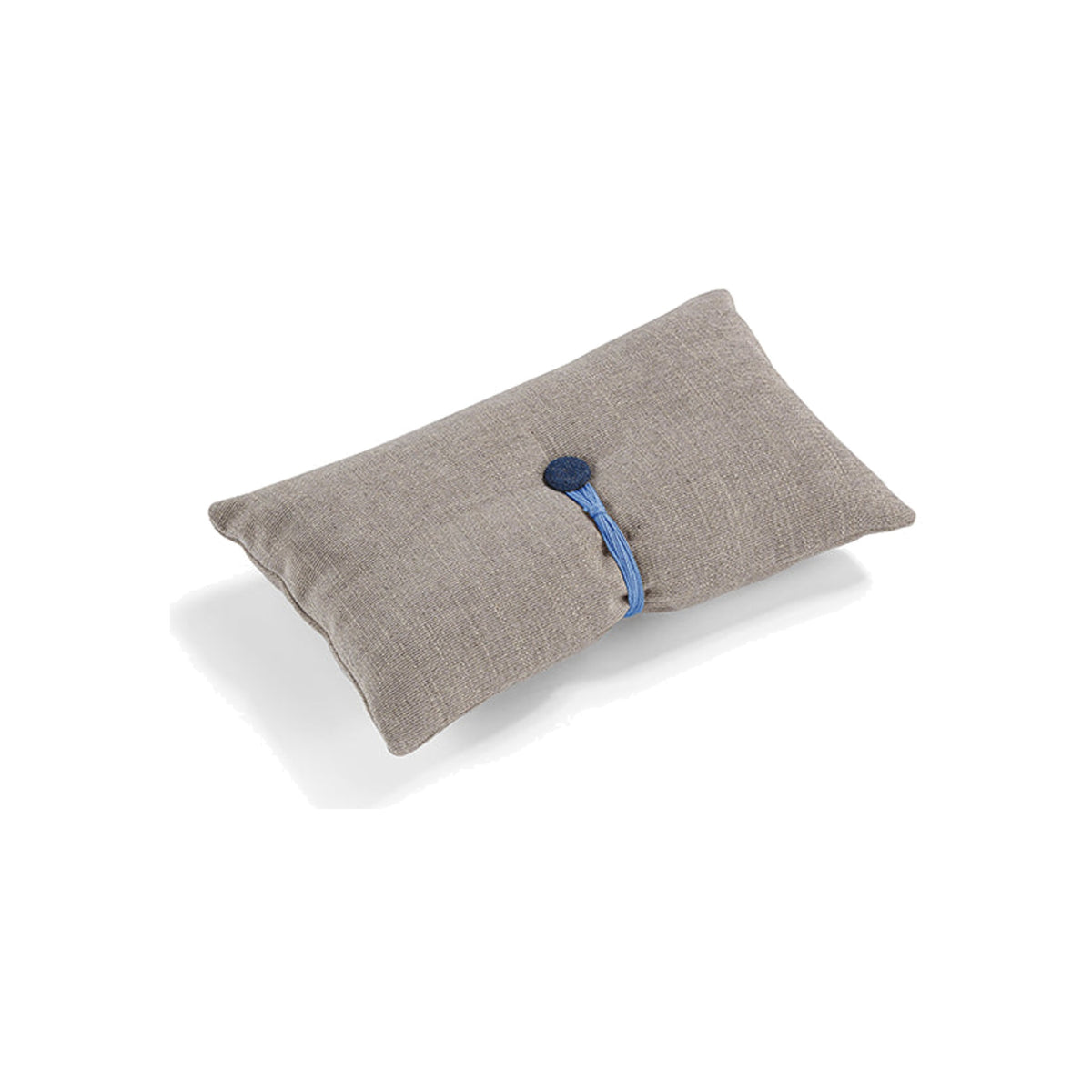 Lani Egoitaliano Domestica – Cushion with Button and Wool Loop on White