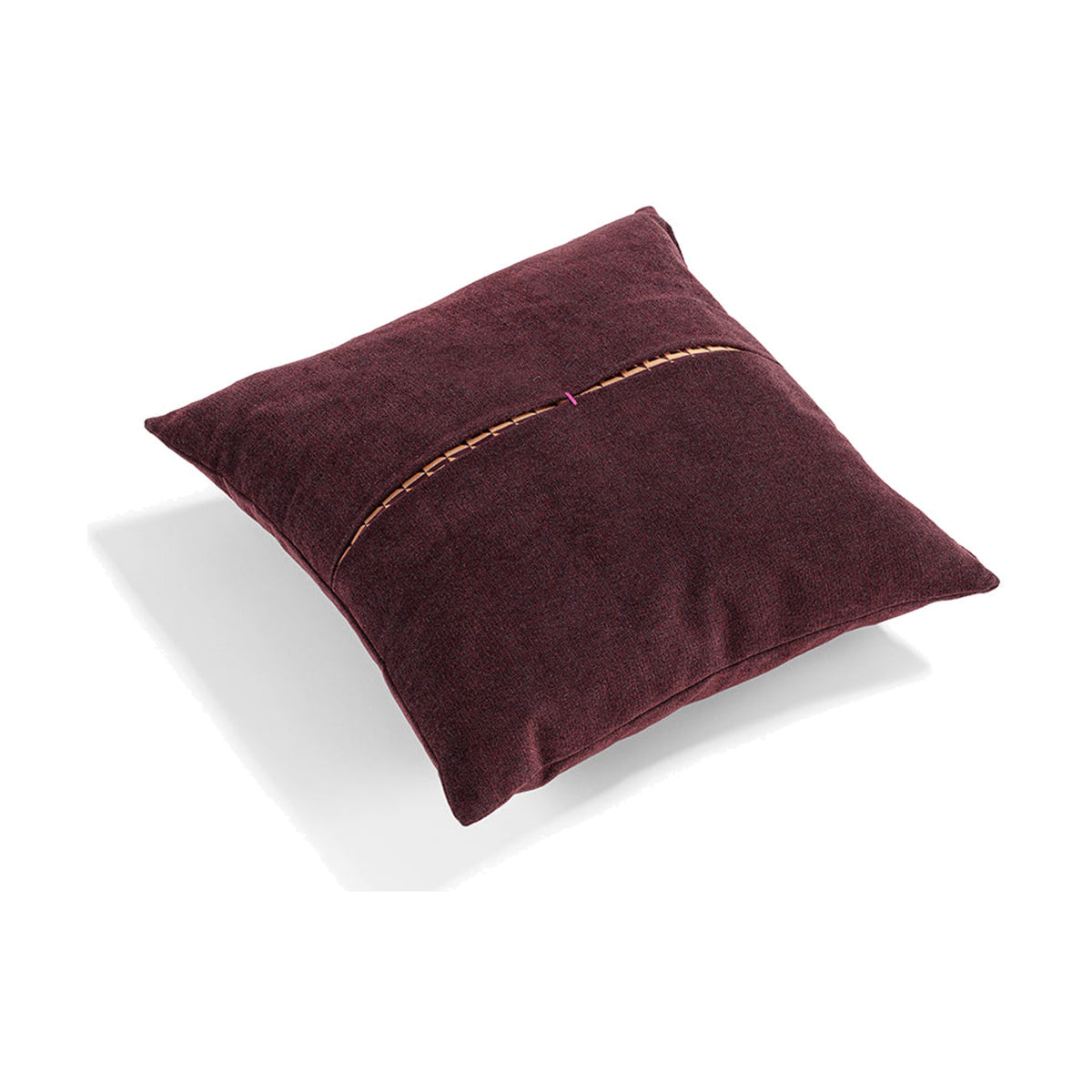 Point Egoitaliano Domestica – Square Cushion with Wool Insert on White