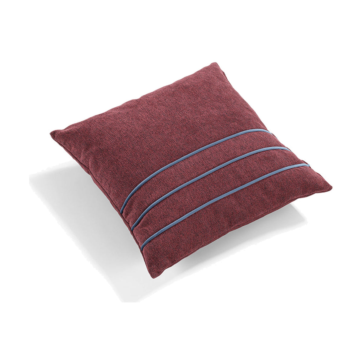 Stripes Egoitaliano Domestica – Square Cushion with Contrasting Stripes on White