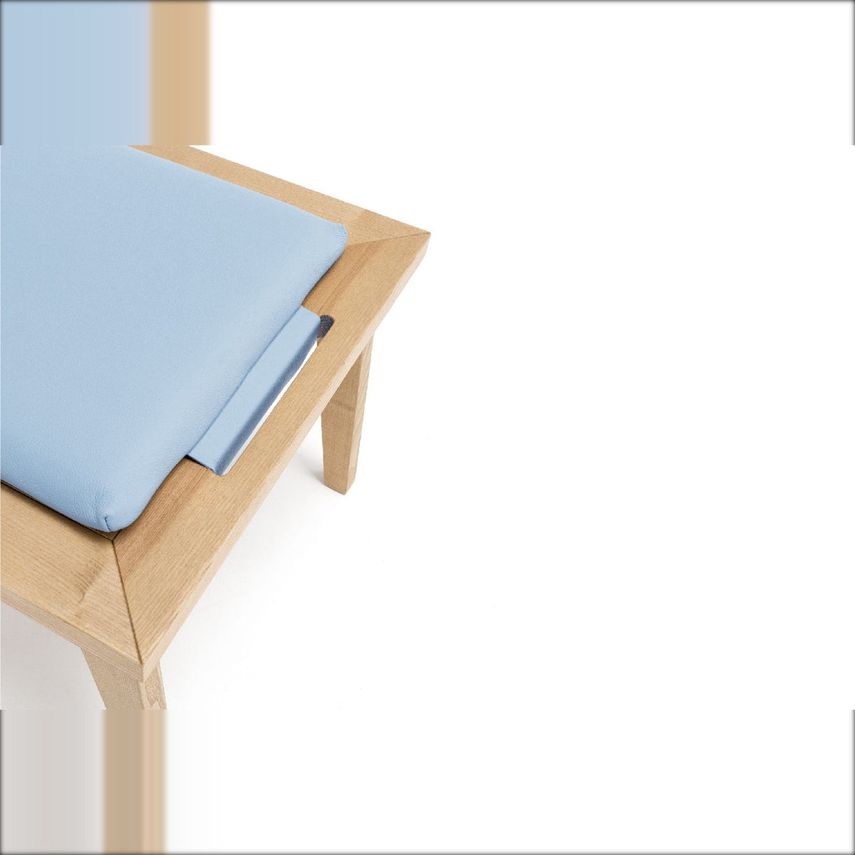 Lido Egoitaliano Domestica – Detail of Cushion Clip and Ash Frame
