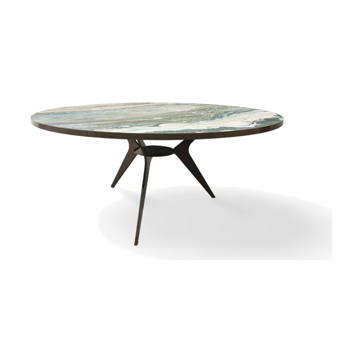 Panama Egoitaliano Domestica – Green-Veined Stoneware Top on White