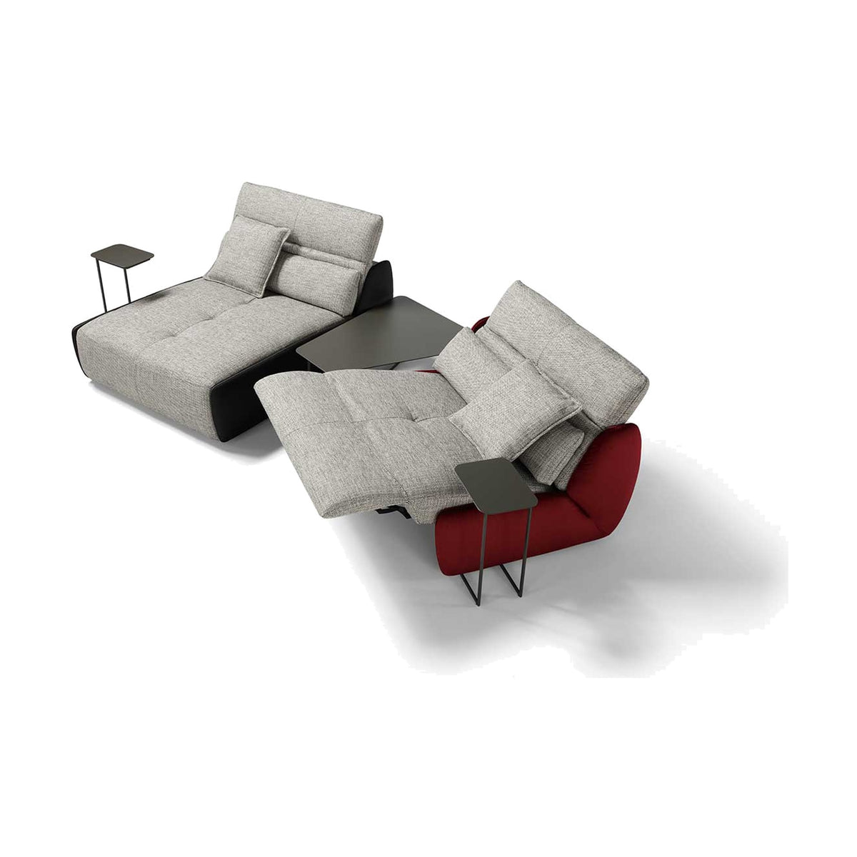 Selfy Egoitaliano Domestica – Side Table with Relax Armchairs on White