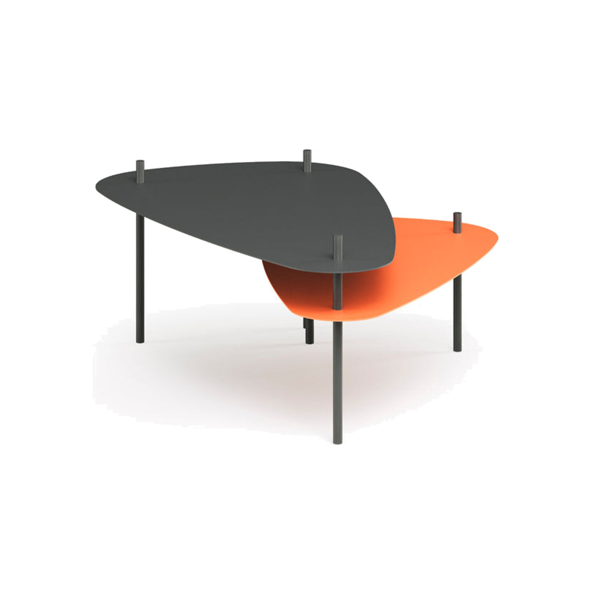 Ventaglio Egoitaliano Domestica – Graphite and Orange Tops on White