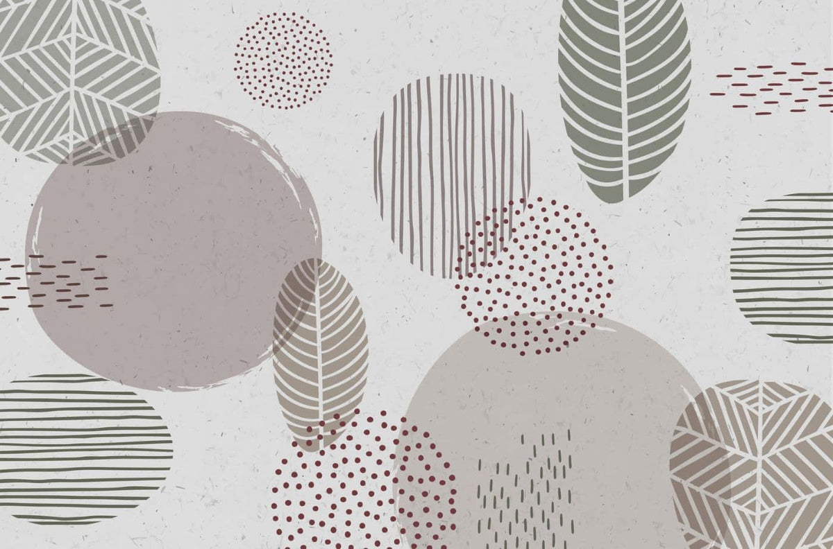 Tribal Leaf Pattern Egoitaliano Domestica – Wallpaper Design, View 3