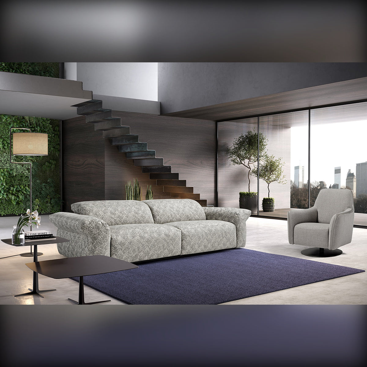 Felicity Domestica – Lifestyle – With Matching Sofa in a Modern Living Room