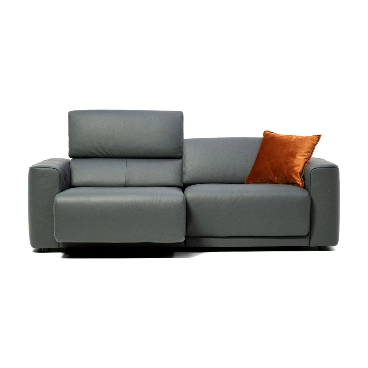 Ethos Domestica – Front View with Headrest Raised and Orange Cushion