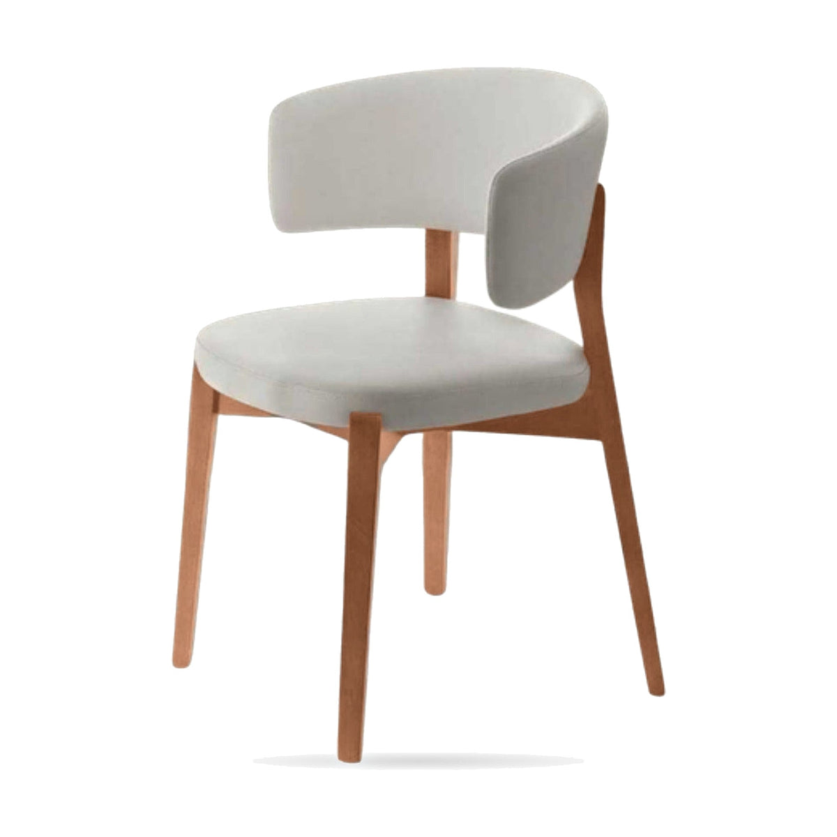 Dining Chair La Fenice – Cherry – Front View on White