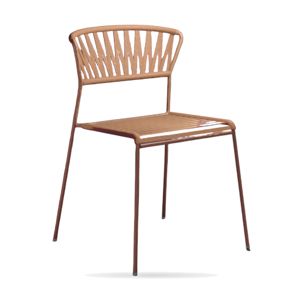 Dining Chair Acquamarina – Biscuit – Front View on White