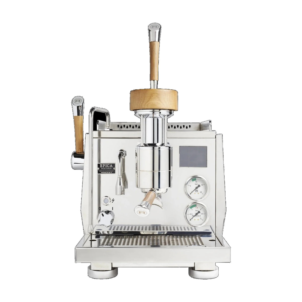 Espresso Machine Epica Rocket Espresso Domestica – Front View on White