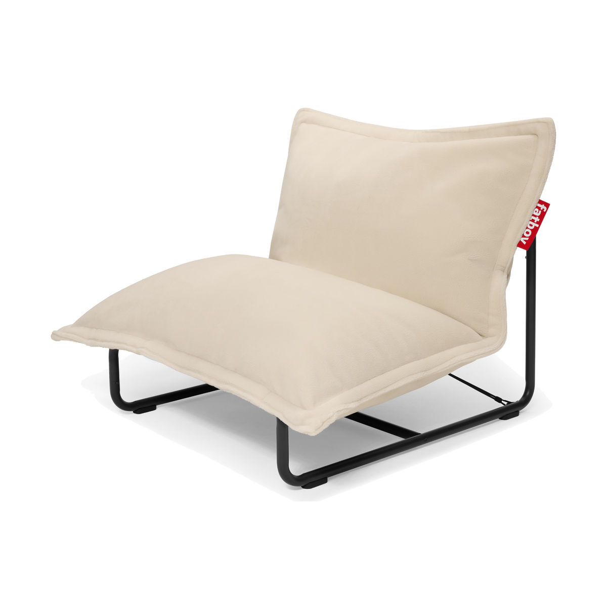 Beanbase Anthracite Domestica – With Light Beanbag on Top, Three Quarter View