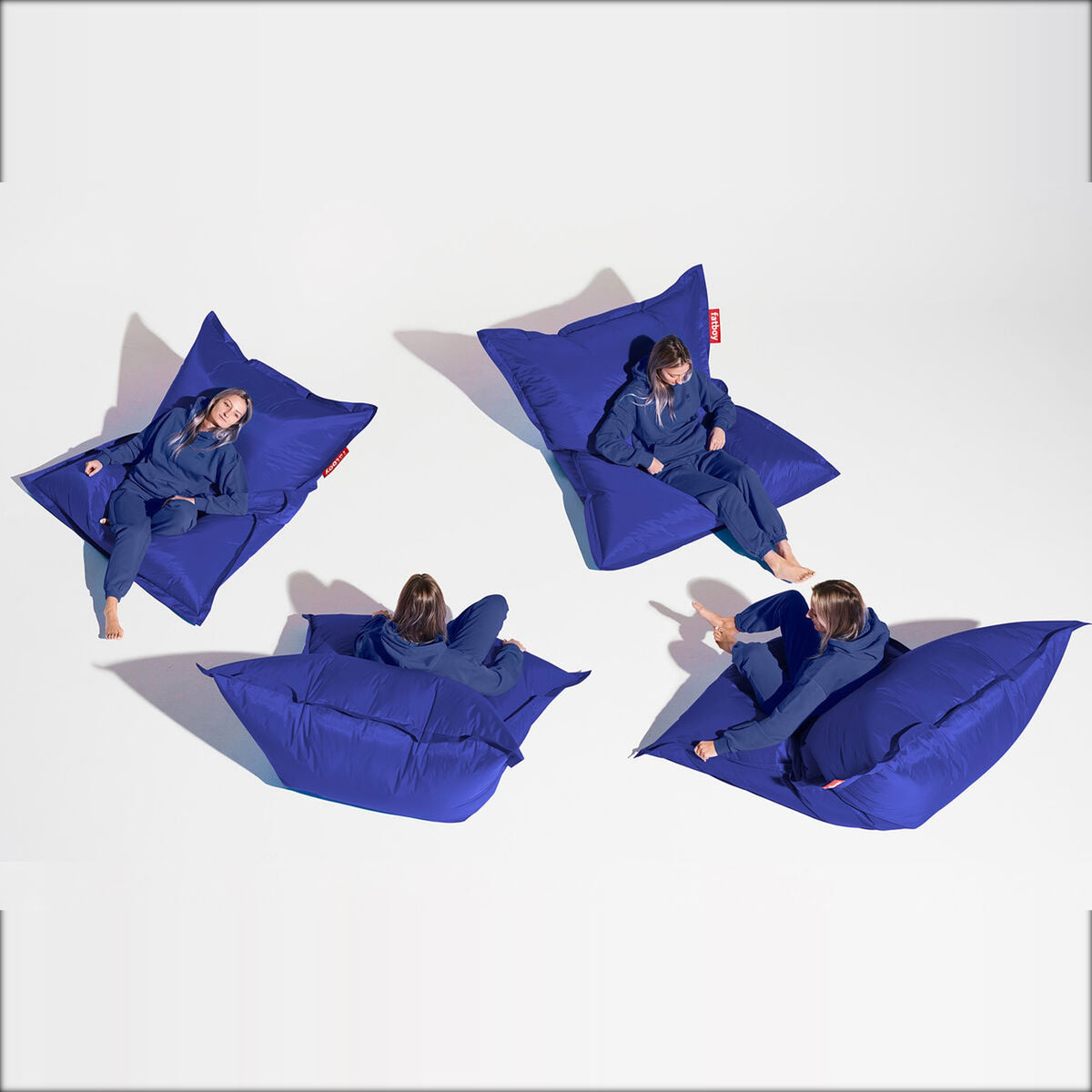 Original Petrol Domestica – Lifestyle – Several Beanbags in Use, Overhead View