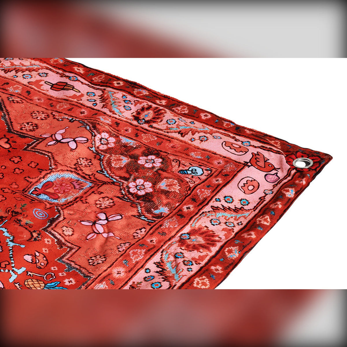Picnic Lounge Red Domestica – Detail Close-up2