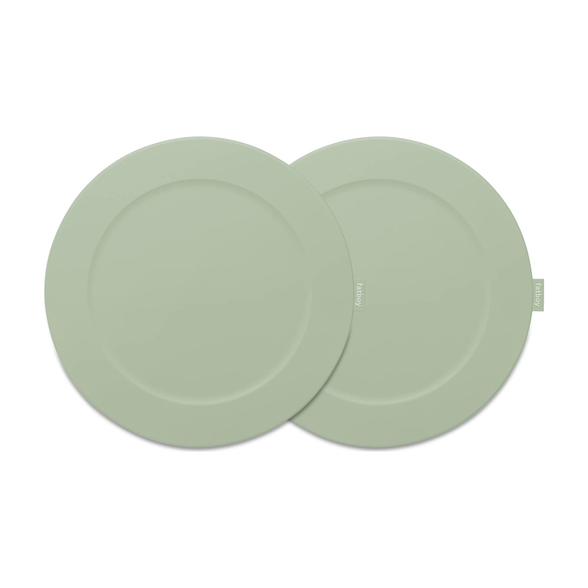 Place-we-met Mist Green (Set of 2) Domestica – Set of Two Placemats on White