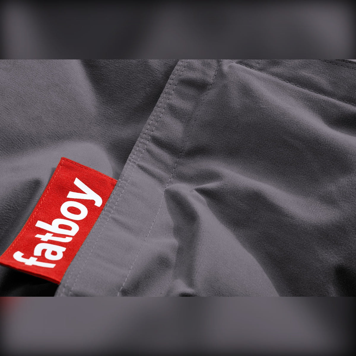 Point Stonewashed Grey Domestica – Fatboy Label Close-up