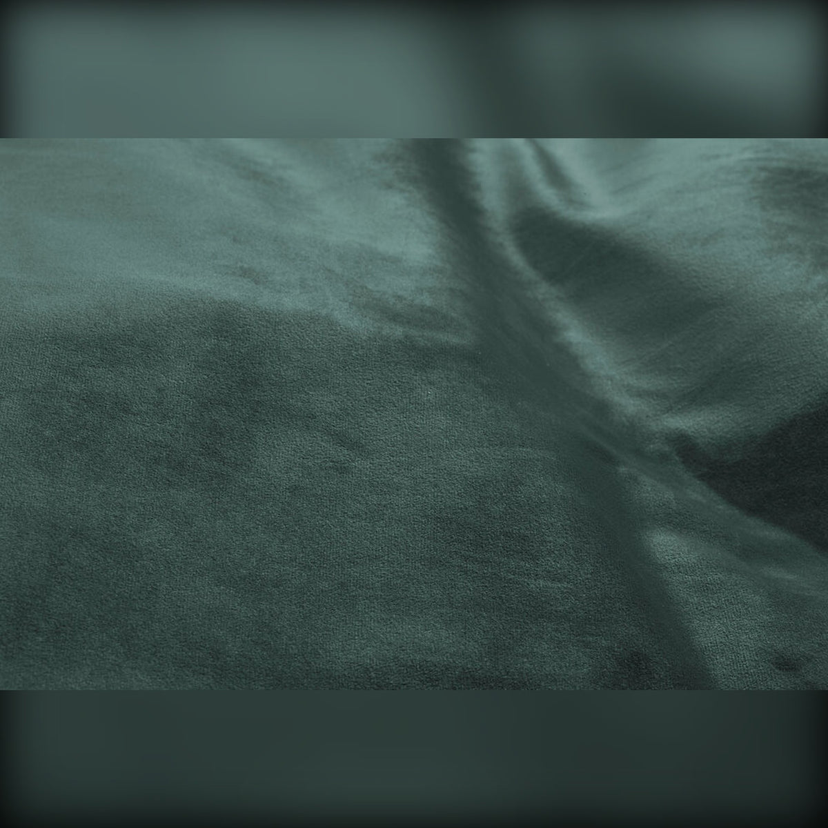 Point Velvet Petrol Domestica – Velvet Fabric Close-up