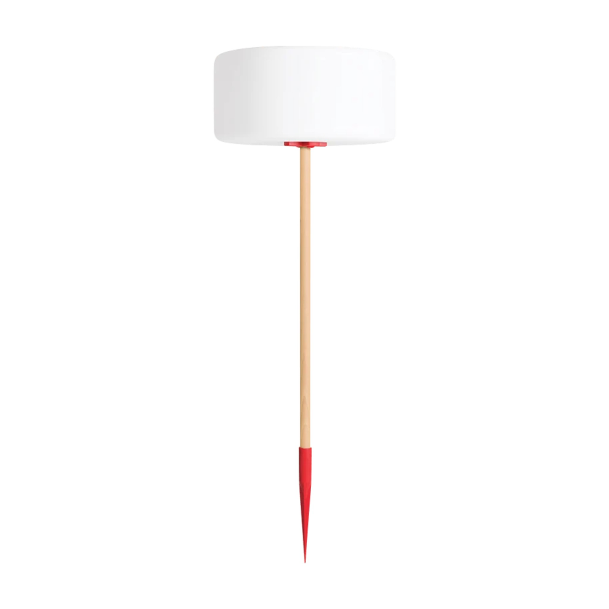 Thierry Le Swinger Red Domestica – On Pole with Ground Spike on White