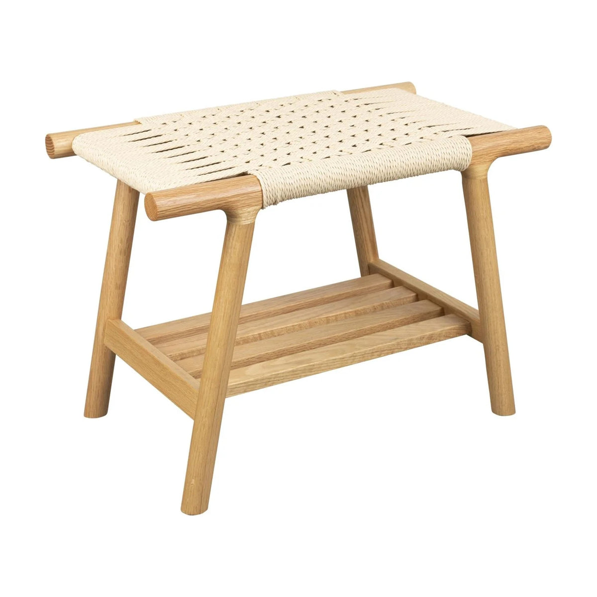 Stool Kintaro Natural Domestica – Three Quarter View on White