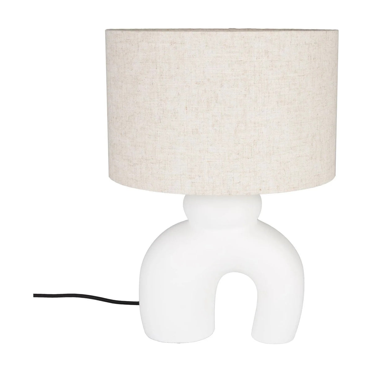 Table Lamp Bibi White Domestica – Front View on White