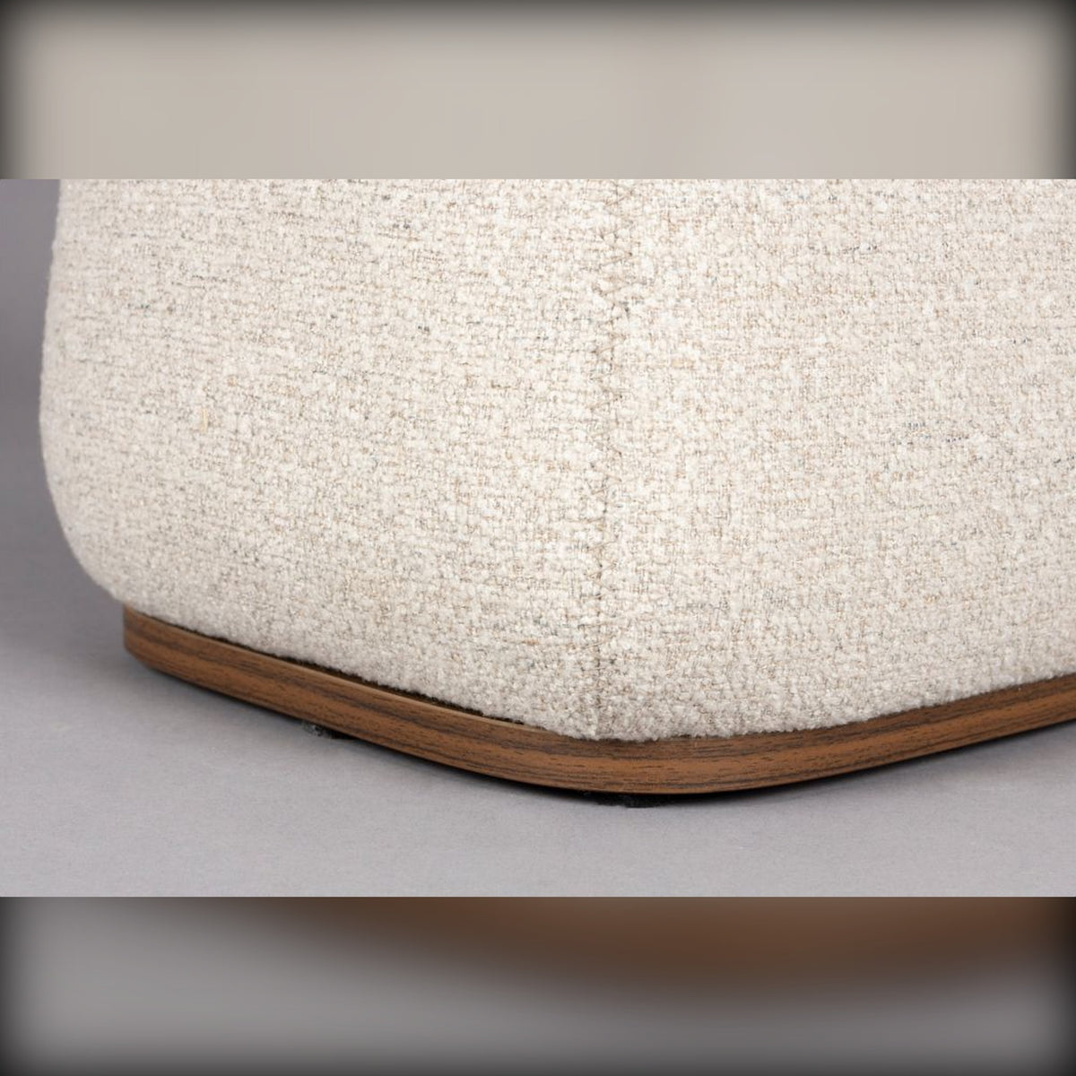 Side Table Shelly Off-White Domestica – Base Bottom Edge Detail