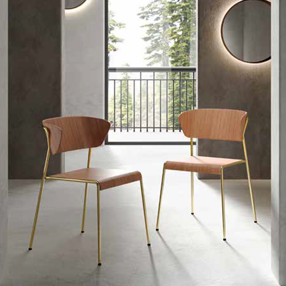 Dining Chair Giglio – wooden armchairs, room setting