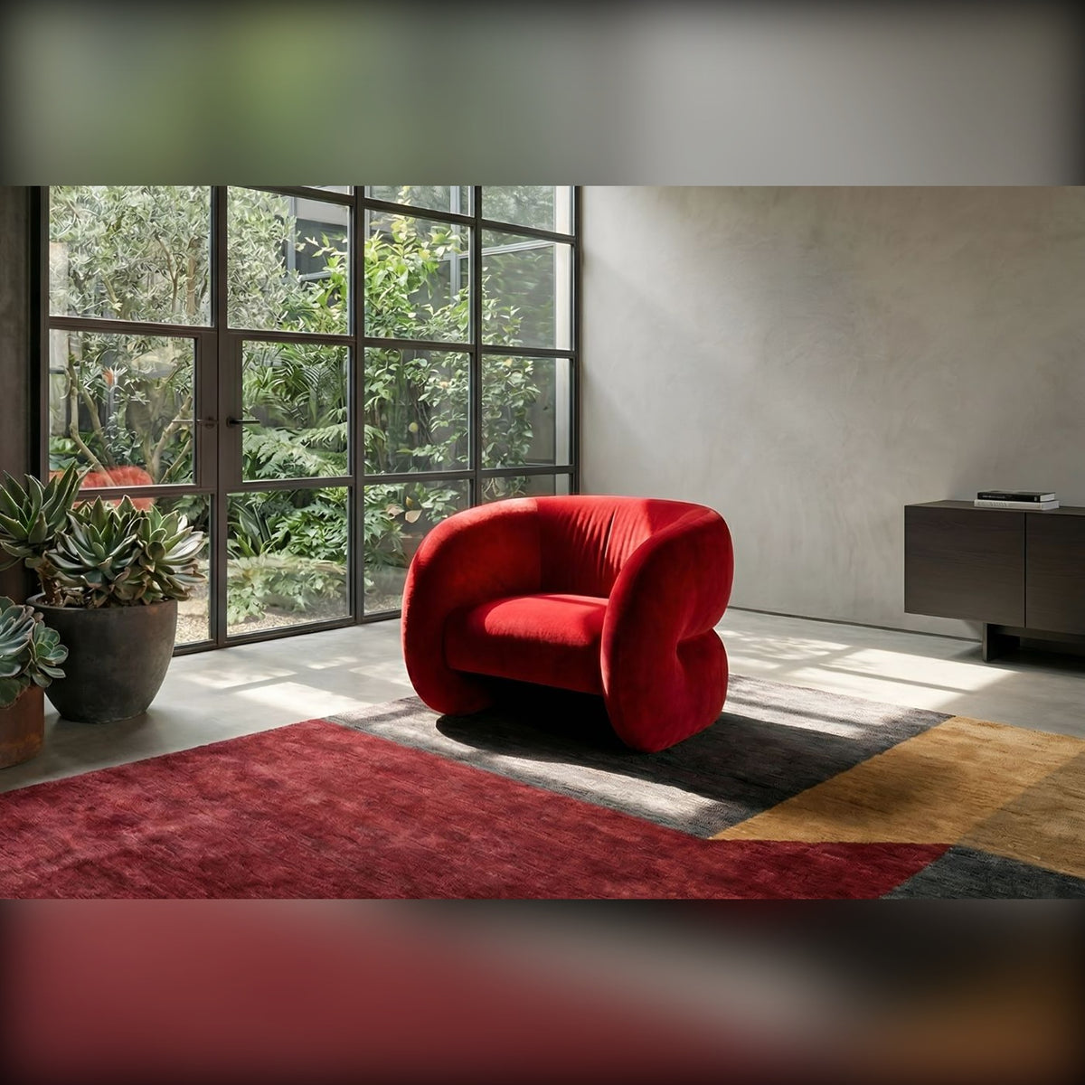 Hug Domestica – Lifestyle – By a Large Window with Plants