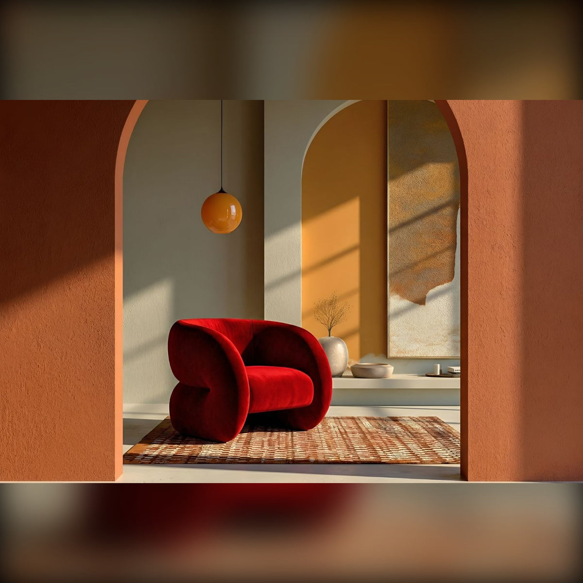 Hug Domestica – Lifestyle – In an Arched Terracotta Room