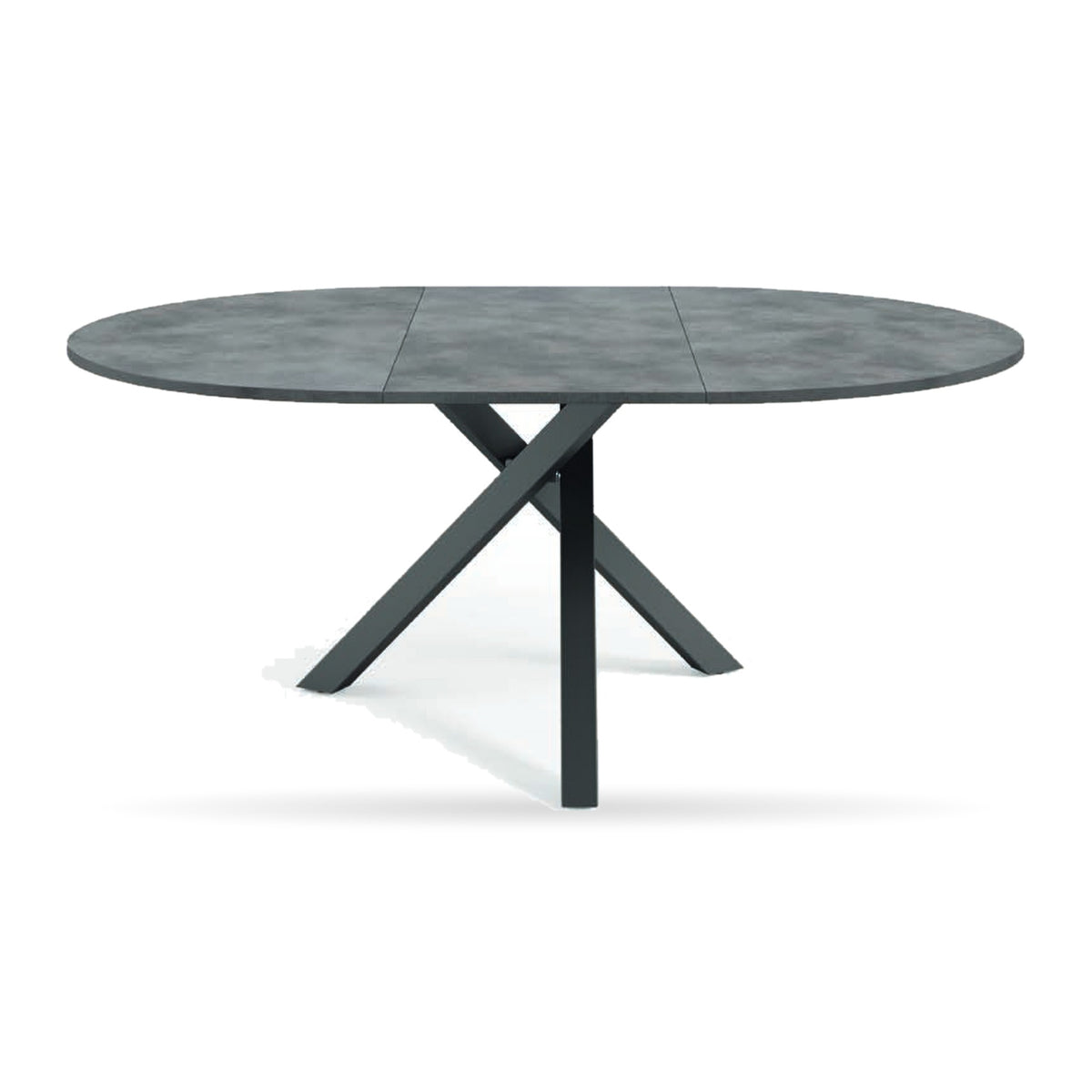 Round Dining Table Kronos – Front View on White