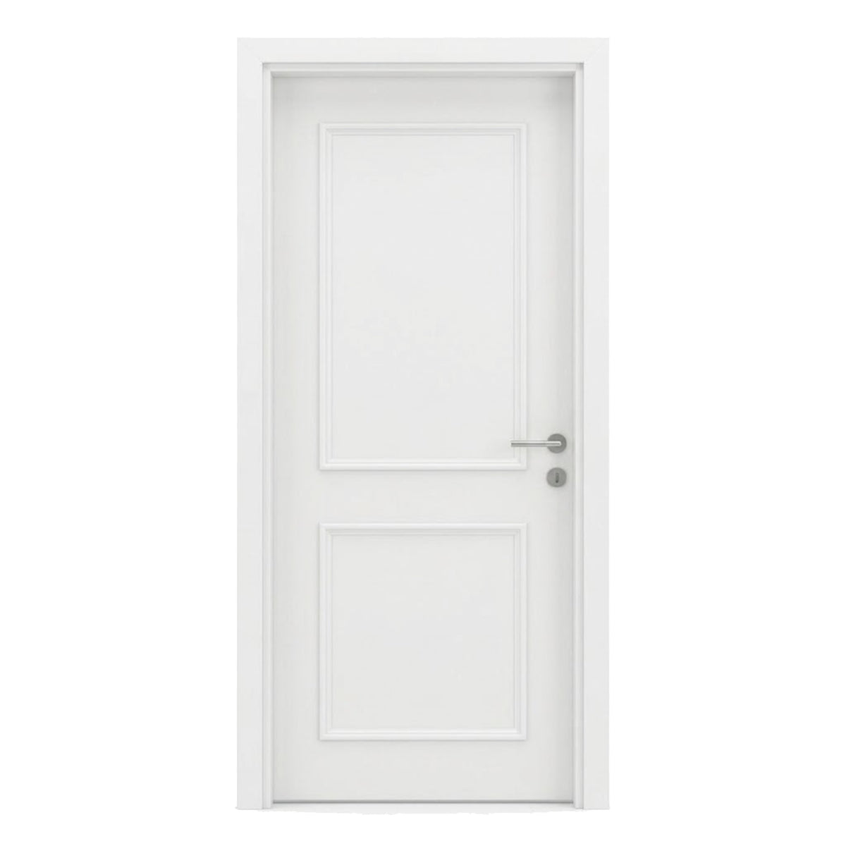 Jackie 1/2 Door Domestica – Front View on White (MDF, painted white)