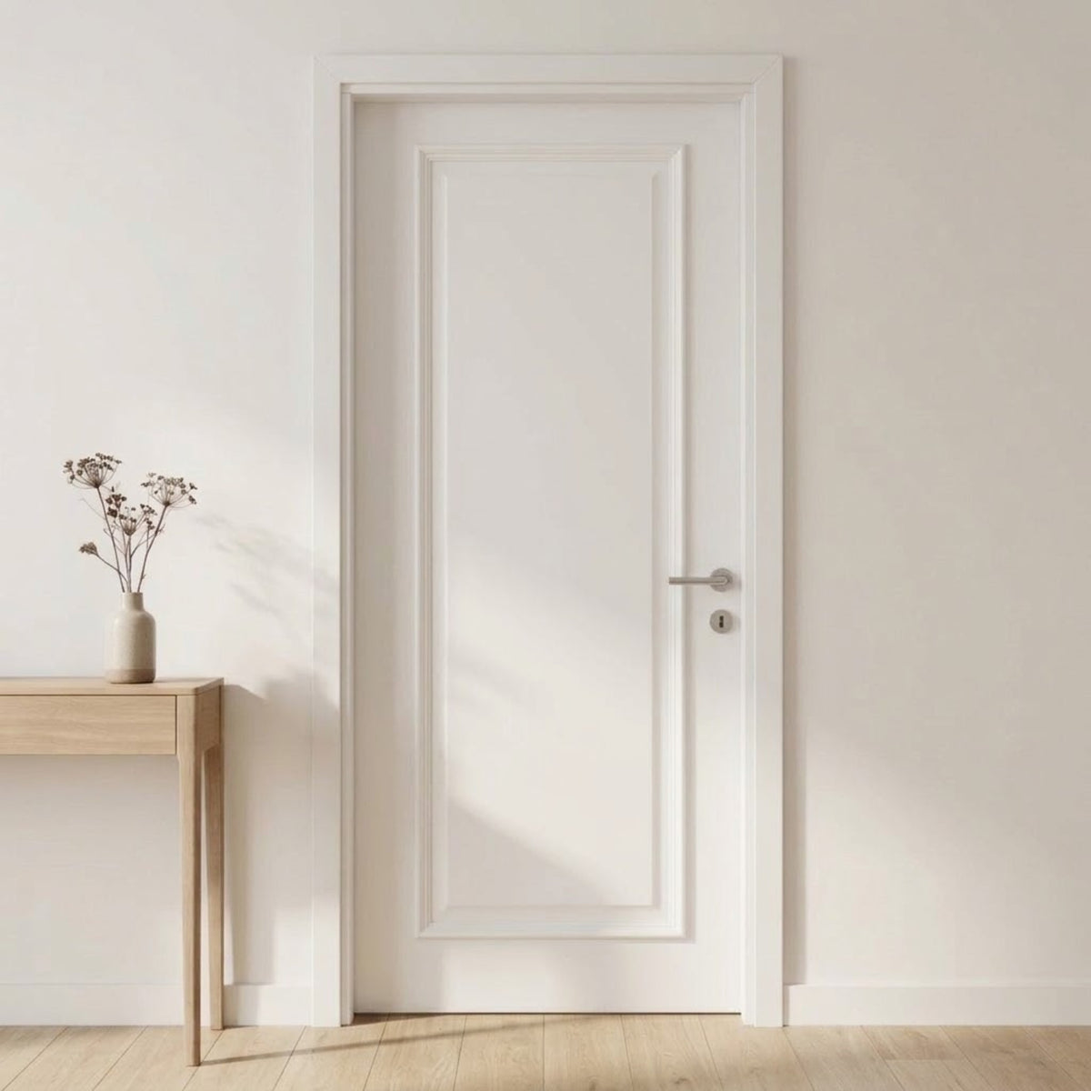 Julia 1/2 Door Domestica – Lifestyle Hallway (MDF, painted white)