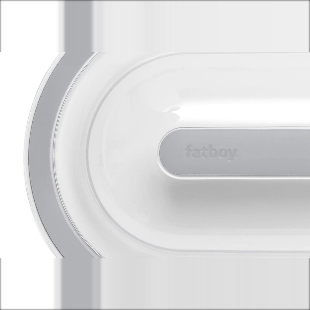 Led's Strip Light Grey Domestica – Lamp Edge and Logo Close-up – Colour Digitally Matched