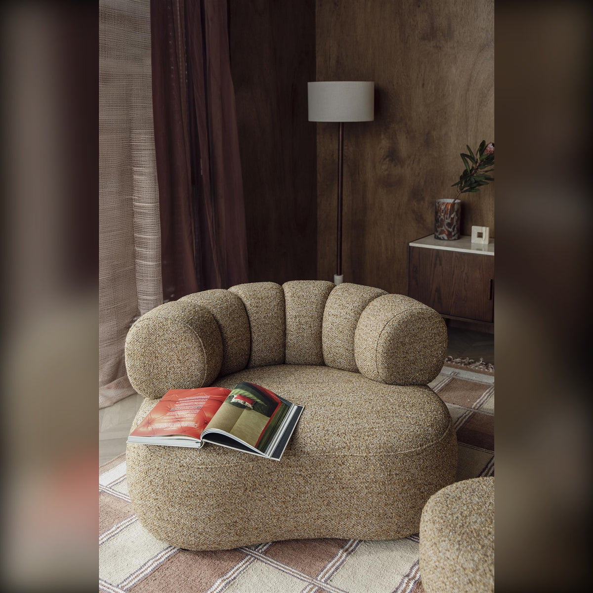 Lounge Chair Duvane Brown Domestica – Lifestyle – Living Room