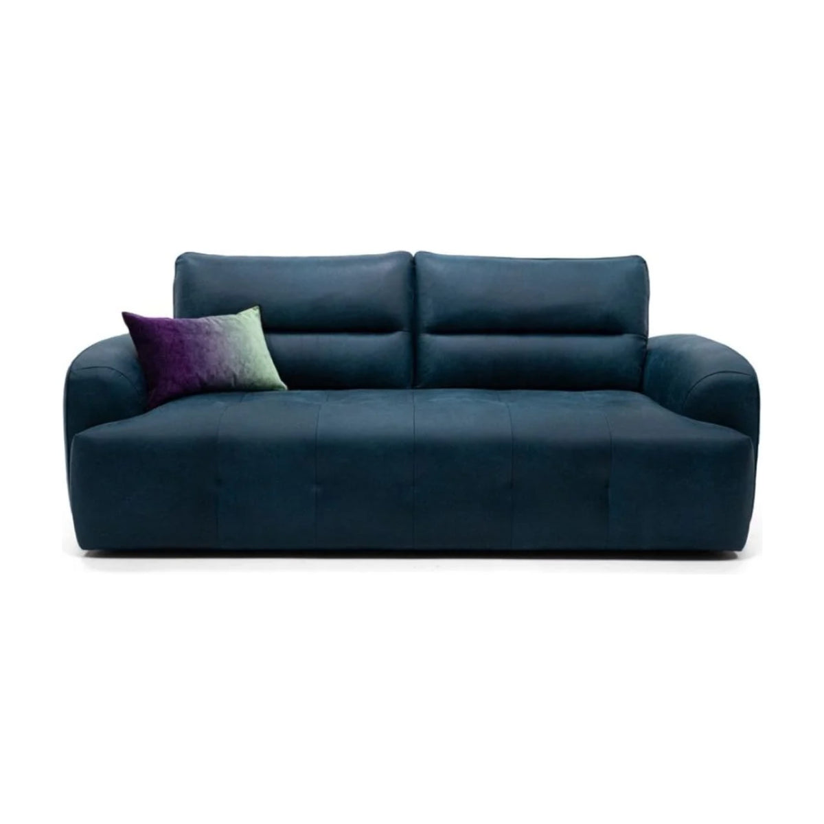 Mavie Domestica – Front View on White in Teal Fabric