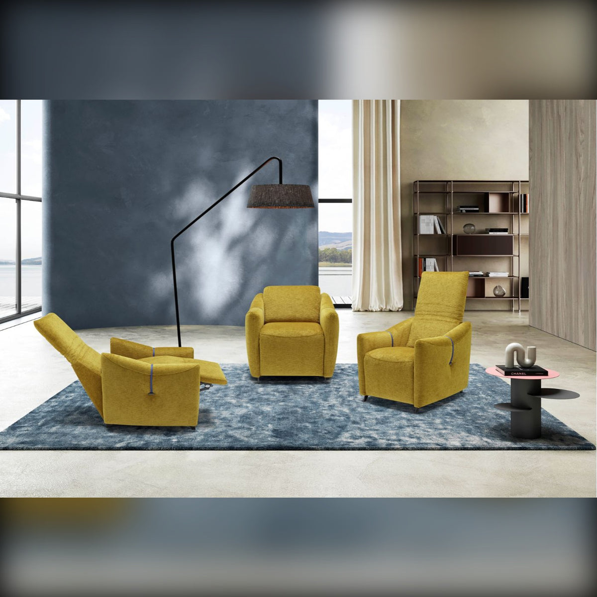 Moky Domestica – Lifestyle – Three Armchairs in a Living Room