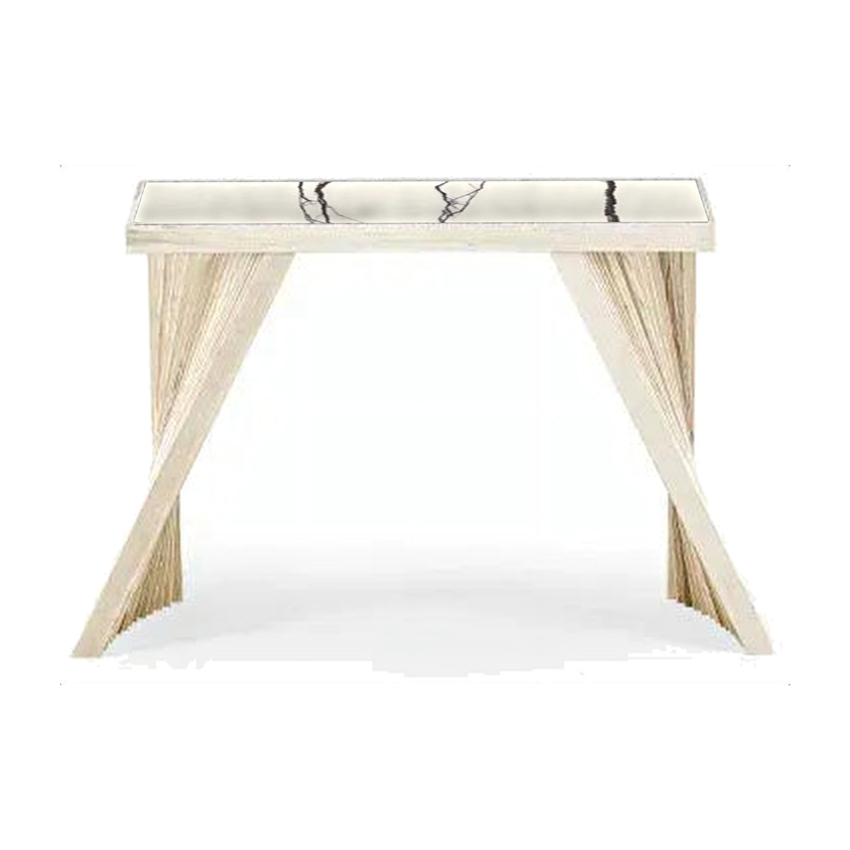 Console Table Vanity – Breach – Front View on White