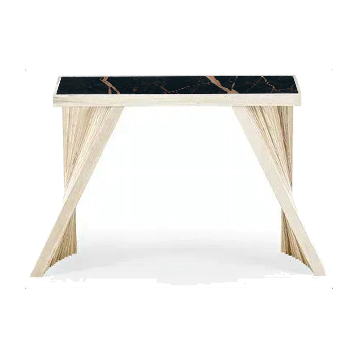 Console Table Vanity – Thunder Night – Front View on White