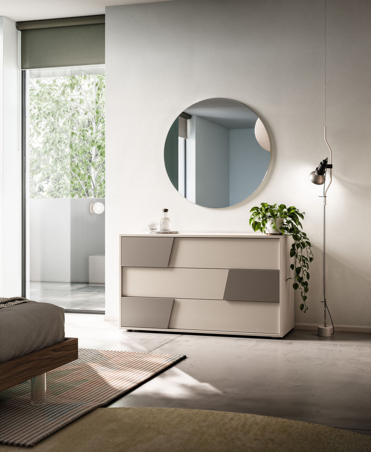 Bed Trapezio ORME – Bedroom detail 1