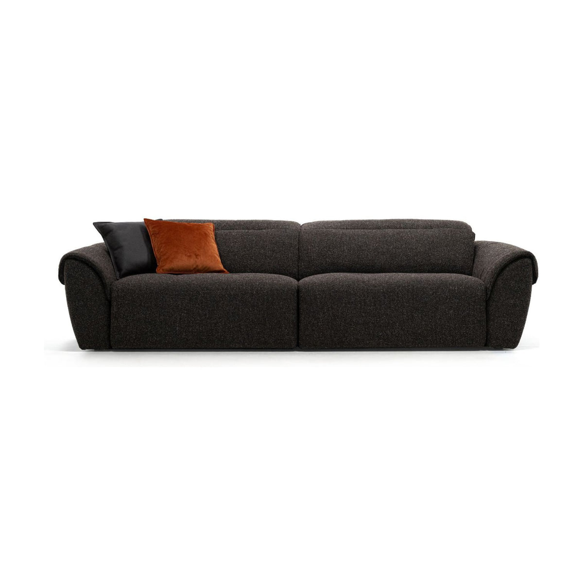 Noks Domestica – Front View on White in Dark Grey Fabric