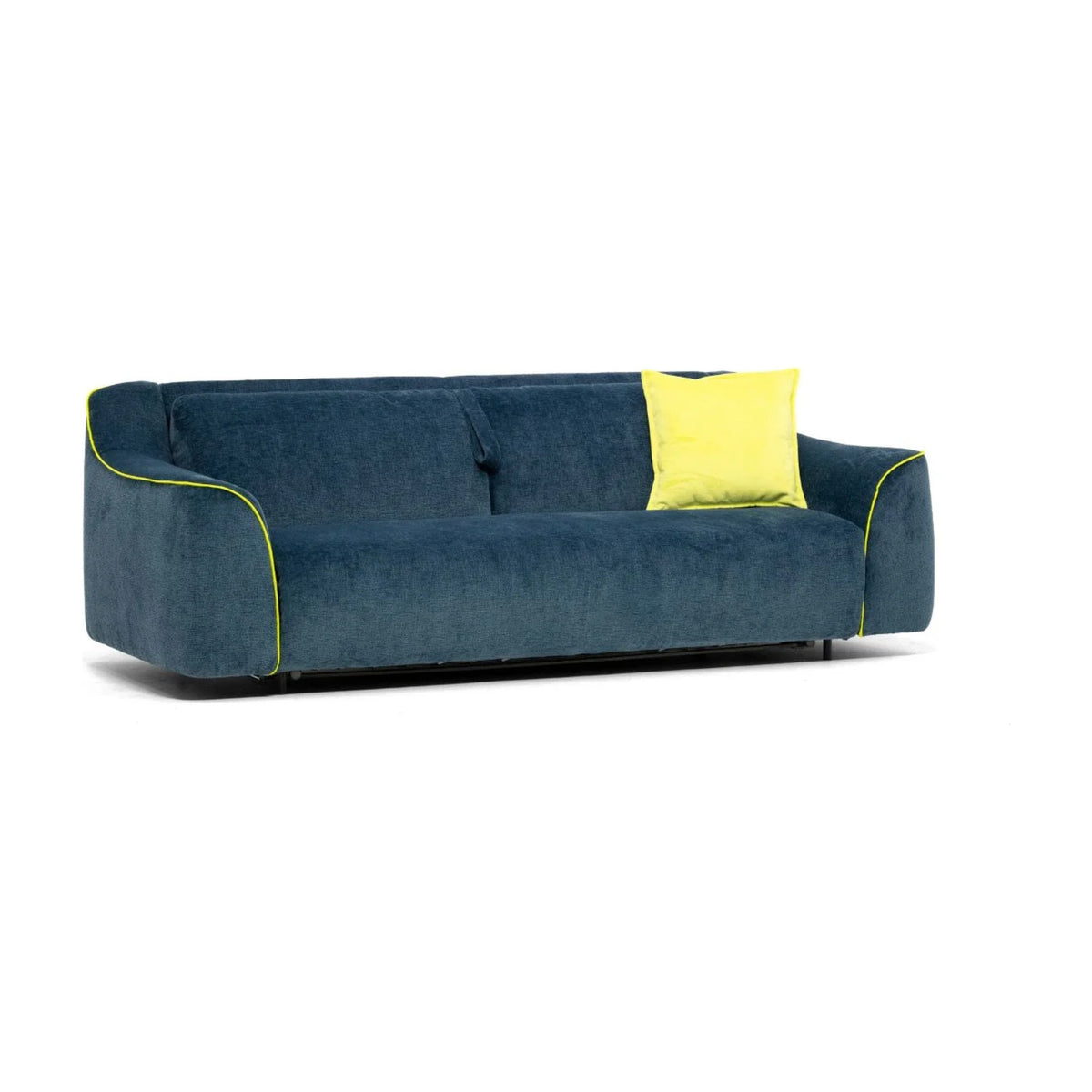 Oasi Domestica – Front View on White in Blue Fabric