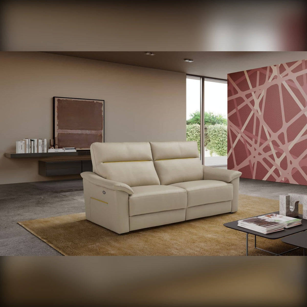 Sofa Odette Grey Domestica – Lifestyle – Living Room – Shown in Beige