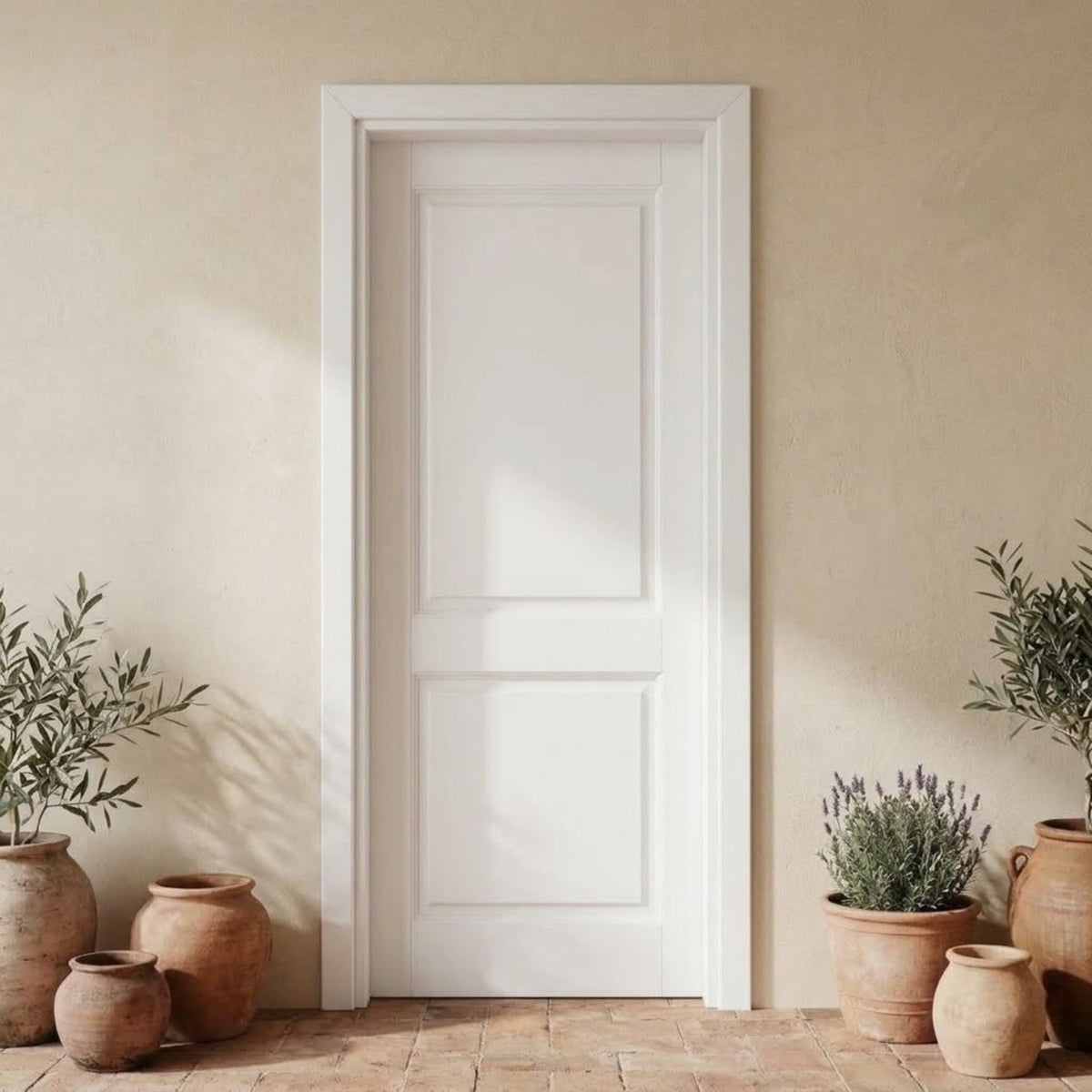 Ophelia Door Domestica – Lifestyle Mediterranean Home (Tulip, sprayed white)